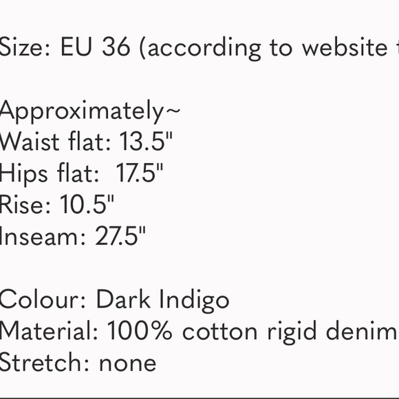 ROUJE Sabina Jeans Straight Leg Rouje Paris Denim EU 36 / 26 - 27 - Picture 14 of 14